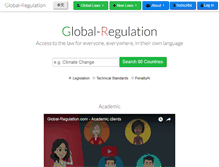 Tablet Screenshot of global-regulation.com